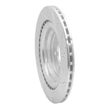 Dynamic Friction 2013-2019 Mercedes-Benz GL550 Rear Left Drilled & Slotted Silver Brake Rotor by Dynamic Friction Company 631-63150L