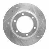 R1 Concepts 1992-2022 Damon Avanti Front Right/Rear Right Right Drilled & Slotted Silver Brake Rotor by R1 Concepts 631-63153R