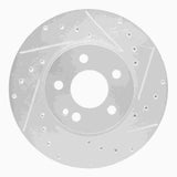 Dynamic Friction 2016-2023 Mercedes-Benz Metris Front Right Drilled & Slotted Silver Brake Rotor by Dynamic Friction Company 631-63158R