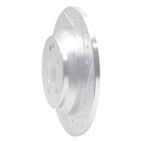 Dynamic Friction 2016-2023 Mercedes-Benz Metris Rear Right Drilled & Slotted Silver Brake Rotor by Dynamic Friction Company 631-63161R