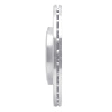 Dynamic Friction 2014-2019 Mercedes-Benz GLA250 (Mexico) Rear Right Drilled & Slotted Silver Brake Rotor by Dynamic Friction Company 631-63163R