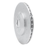 Dynamic Friction 2017-2023 Mercedes-Benz CLS450 Rear Left Drilled & Slotted Silver Brake Rotor by Dynamic Friction Company 631-63166L