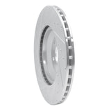Dynamic Friction 2017-2023 Mercedes-Benz E450 Rear Right Drilled & Slotted Silver Brake Rotor by Dynamic Friction Company 631-63166R