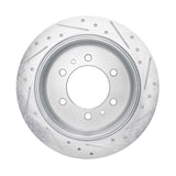 Dynamic Friction 2019-2025 Mercedes-Benz Sprinter 1500 Rear Left Drilled & Slotted Silver Brake Rotor by Dynamic Friction Company 631-63174L