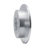 Dynamic Friction 2019-2025 Mercedes-Benz Sprinter 1500 Rear Left Drilled & Slotted Silver Brake Rotor by Dynamic Friction Company 631-63174L