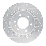 Dynamic Friction 2019-2025 Mercedes-Benz Sprinter 2500 Rear Right Drilled & Slotted Silver Brake Rotor by Dynamic Friction Company 631-63174R