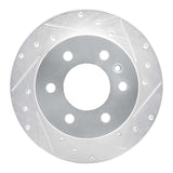 Dynamic Friction 2019-2025 Mercedes-Benz Sprinter 2500 Rear Right Drilled & Slotted Silver Brake Rotor by Dynamic Friction Company 631-63174R