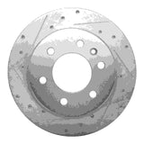 Dynamic Friction 2019-2025 Mercedes-Benz Sprinter 2500 Rear Left Drilled & Slotted Silver Brake Rotor by Dynamic Friction Company 631-63175L