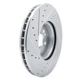 Dynamic Friction 2020-2023 Mercedes-Benz GLE350 Front Right Drilled & Slotted Silver Brake Rotor by Dynamic Friction Company 631-63181R