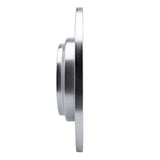 Dynamic Friction 2020-2025 Mercedes-Benz GLE350 Rear Left Drilled & Slotted Silver Brake Rotor by Dynamic Friction Company 631-63182L