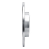 Dynamic Friction 2019-2026 Mercedes-Benz A200 (Mexico) Rear Right Drilled & Slotted Silver Brake Rotor by Dynamic Friction Company 631-63184R