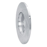 Dynamic Friction 2020-2025 Mercedes-Benz CLA250 Rear Right Drilled & Slotted Silver Brake Rotor by Dynamic Friction Company 631-63187R