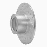 R1 Concepts 1963-1979 Austin Healey Sprite Front Left Drilled & Slotted Silver Brake Rotor by R1 Concepts 631-64000L
