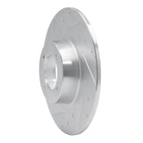 R1 Concepts 1962-1980 MG MGB Front Left Drilled & Slotted Silver Brake Rotor by R1 Concepts 631-64002L