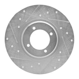 R1 Concepts 1962-1980 MG MGB Front Left Drilled & Slotted Silver Brake Rotor by R1 Concepts 631-64002L