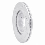 R1 Concepts 1969-1987 Saab 99/900 Rear Right/Front Right Drilled & Slotted Silver Brake Rotor