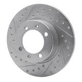 R1 Concepts 1981-1987 Saab 900 Front Left Drilled & Slotted Silver Brake Rotor by R1 Concepts 631-65001L