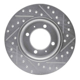 R1 Concepts 1981-1987 Saab 900 Front Left Drilled & Slotted Silver Brake Rotor by R1 Concepts 631-65001L