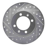 R1 Concepts 1981-1987 Saab 900 Front Left Drilled & Slotted Silver Brake Rotor by R1 Concepts 631-65001L