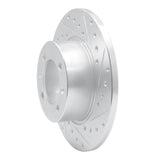 R1 Concepts 1981-1987 Saab 900 Front Right Drilled & Slotted Silver Brake Rotor by R1 Concepts 631-65001R