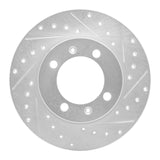 R1 Concepts 1981-1987 Saab 900 Front Right Drilled & Slotted Silver Brake Rotor by R1 Concepts 631-65001R