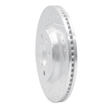 R1 Concepts 1987-1993 Saab 900/9000 Front Left Drilled & Slotted Silver Brake Rotor by R1 Concepts 631-65005L