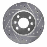 R1 Concepts 1987-1993 Saab 9000/900 Front Right Drilled & Slotted Silver Brake Rotor by R1 Concepts 631-65005R