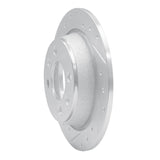R1 Concepts 1986-1998 Saab 9000/900 Rear Left Drilled & Slotted Silver Brake Rotor by R1 Concepts 631-65006L
