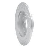R1 Concepts 1986-1998 Saab 9000/900 Rear Right Drilled & Slotted Silver Brake Rotor by R1 Concepts 631-65006R