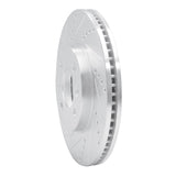 R1 Concepts 1988-1998 Saab 9000 Front Left Drilled & Slotted Silver Brake Rotor by R1 Concepts 631-65007L