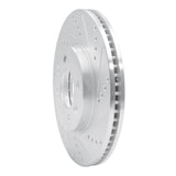R1 Concepts 1988-1998 Saab 9000 Front Right Drilled & Slotted Silver Brake Rotor by R1 Concepts 631-65007R