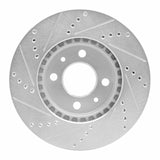 R1 Concepts 1988-1998 Saab 9000 Front Right Drilled & Slotted Silver Brake Rotor by R1 Concepts 631-65007R