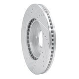 R1 Concepts 1988-1998 Saab 9000 Front Right Drilled & Slotted Silver Brake Rotor by R1 Concepts 631-65007R