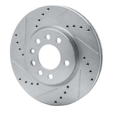 R1 Concepts 1994-1996 Saab 900 Front Left Drilled & Slotted Silver Brake Rotor by R1 Concepts 631-65008L