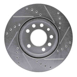 R1 Concepts 1994-1996 Saab 900 Front Left Drilled & Slotted Silver Brake Rotor by R1 Concepts 631-65008L