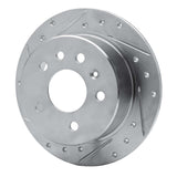 R1 Concepts 1994-1996 Saab 900 Rear Left Drilled & Slotted Silver Brake Rotor by R1 Concepts 631-65009L