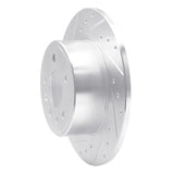 R1 Concepts 1997-2008 Chevrolet/Opel Astra (Mexico) Rear Left Drilled & Slotted Silver Brake Rotor by R1 Concepts 631-65010L