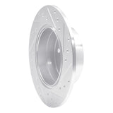 R1 Concepts 1997-2008 Chevrolet/Opel Astra (Mexico) Rear Left Drilled & Slotted Silver Brake Rotor by R1 Concepts 631-65010L