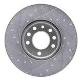 R1 Concepts 97-06 Saturn L100 Front Right Drilled & Slotted Silver Brake Rotor by R1 Concepts RNC-631-65011R