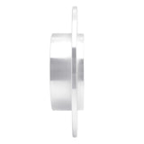 R1 Concepts 1999-2010 Saab 9-5 Rear Right Drilled & Slotted Silver Brake Rotor by R1 Concepts 631-65012R