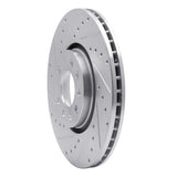 R1 Concepts 1999-2010 Chevrolet/Opel Astra (Mexico) Front Left Drilled & Slotted Silver Brake Rotor by R1 Concepts 631-65013L