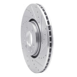 R1 Concepts 1999-2010 Chevrolet/Opel Astra (Mexico) Front Right Drilled & Slotted Silver Brake Rotor by R1 Concepts 631-65013R