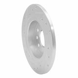 Dynamic Friction 2003-2011 Cadillac BLS (Mexico) Rear Right Drilled & Slotted Silver Brake Rotor by Dynamic Friction Company 631-65017R