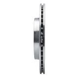 Dynamic Friction 2008-2011 Saab 9-3 Rear Left Drilled & Slotted Silver Brake Rotor by Dynamic Friction Company 631-65020L