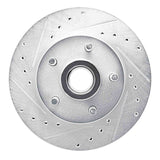 R1 Concepts 1979-1983 American Motors CONCORD Front Left Drilled & Slotted Silver Brake Rotor by R1 Concepts 631-66002L
