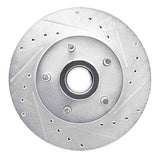 R1 Concepts 1979-1983 American Motors AMX Front Right Drilled & Slotted Silver Brake Rotor by R1 Concepts 631-66002R