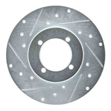 R1 Concepts 1974-1978 Nissan 260Z Front Left Drilled & Slotted Silver Brake Rotor by R1 Concepts 631-67004L
