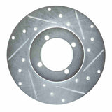 R1 Concepts 1974-1978 Nissan 260Z Front Right Drilled & Slotted Silver Brake Rotor by R1 Concepts 631-67004R