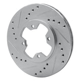 R1 Concepts 1979-1983 Nissan 280ZX Front Left Drilled & Slotted Silver Brake Rotor by R1 Concepts 631-67005L