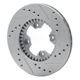 R1 Concepts 1979-1983 Nissan 280ZX Front Left Drilled & Slotted Silver Brake Rotor by R1 Concepts 631-67005L